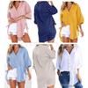 Spring/Summer 2024 Women's Linen Cotton Shirt: Irregular Cardigan Style