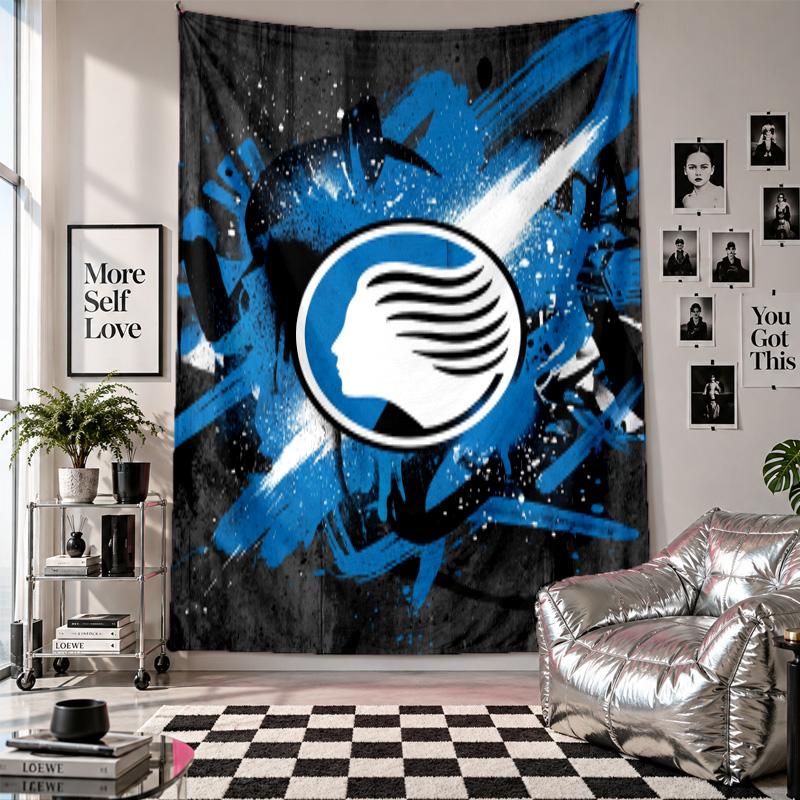 Atalanta FC Wall Tapestry Home Decor Wall Hanging Cloth for Bedroom Living Room Background