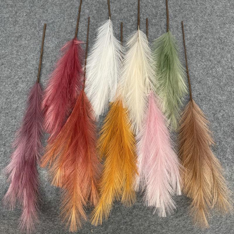 Artificial Phoenix Feather Tail Arrangement For Wedding Photo Props Decor Home