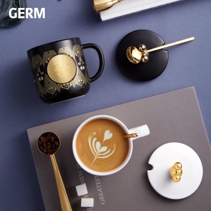 GeNi Disney Ceramic Mug with Lid and Spoon, 380ml