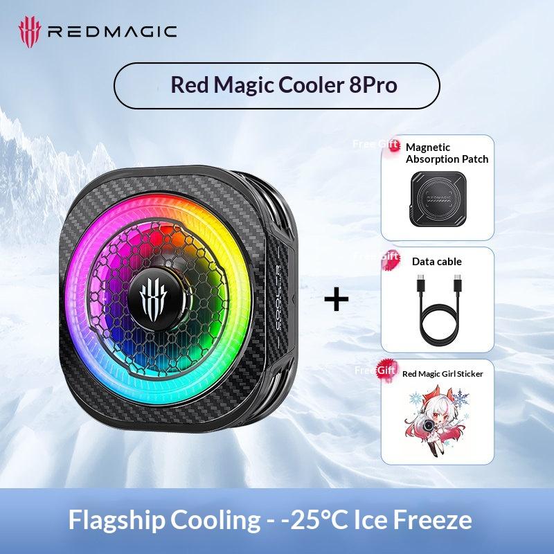 RedMagic 8Pro Магнитный Задний Зажим Охладитель Телефона Полупроводниковое Охлаждение Для Телефона Black Shark Flydigi Игровой Прямая Трансляция 8Pro