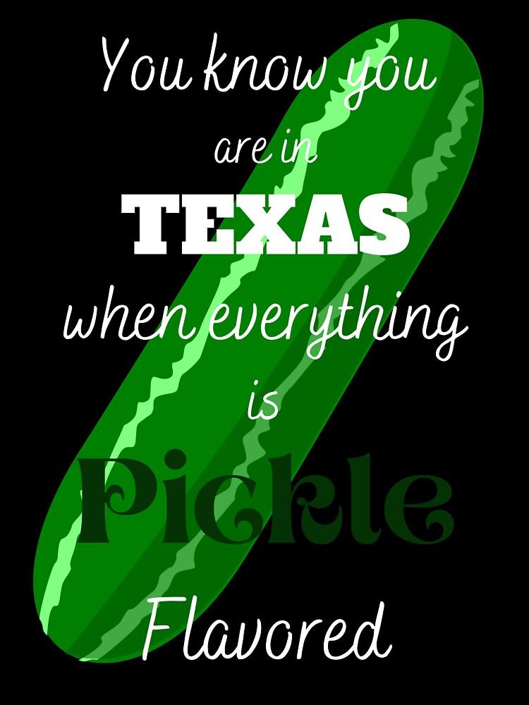 Swap Meet You Know You are in Texas When Everything is Pickle Flavored Oversized Unisex T-Shirt