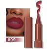 Lip Liner Pencil, 9 Colors Matte Finish, Long-lasting, Waterproof, and Smudge-proof Lip Crayon, Smooth Velvet Texture for Precise Application