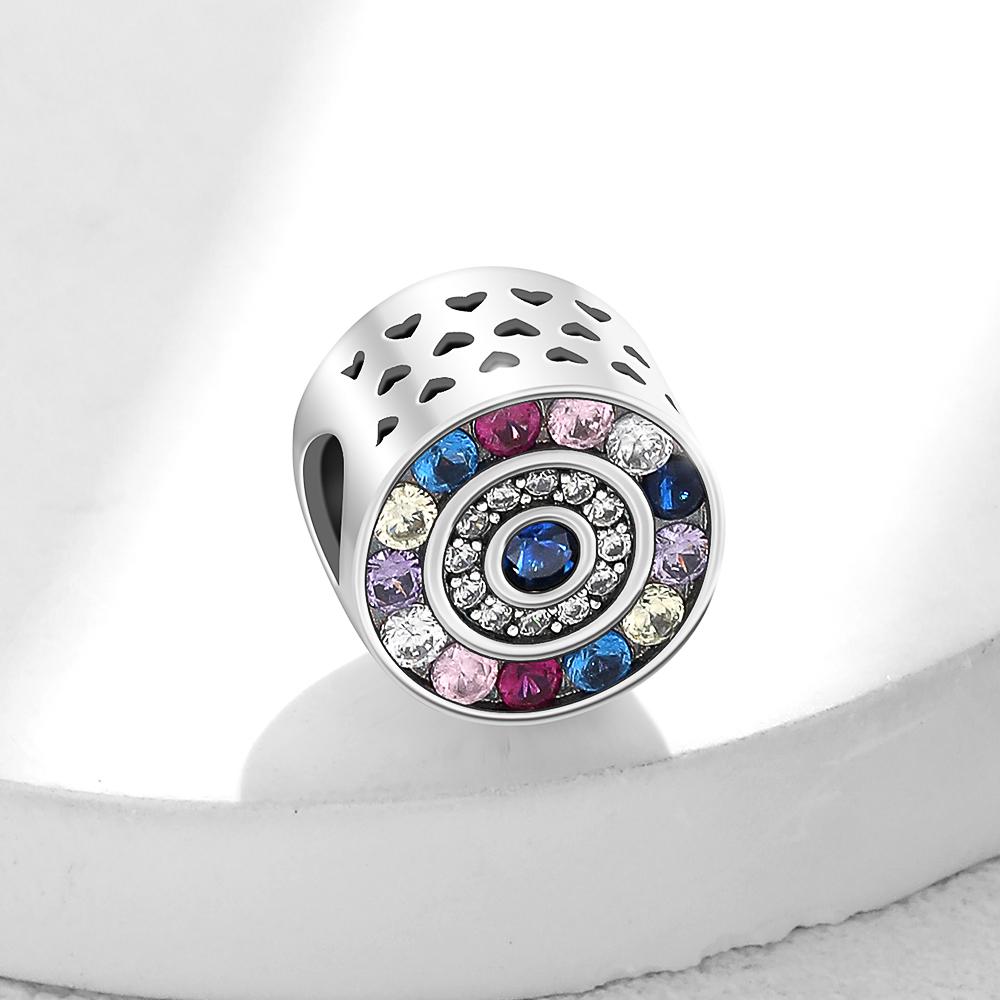 New Copper Red Valentine'S Day Series Love Lantern Apple Diy Charm Bead Jewelry Suitable For Bracelet Women'S Love Gift