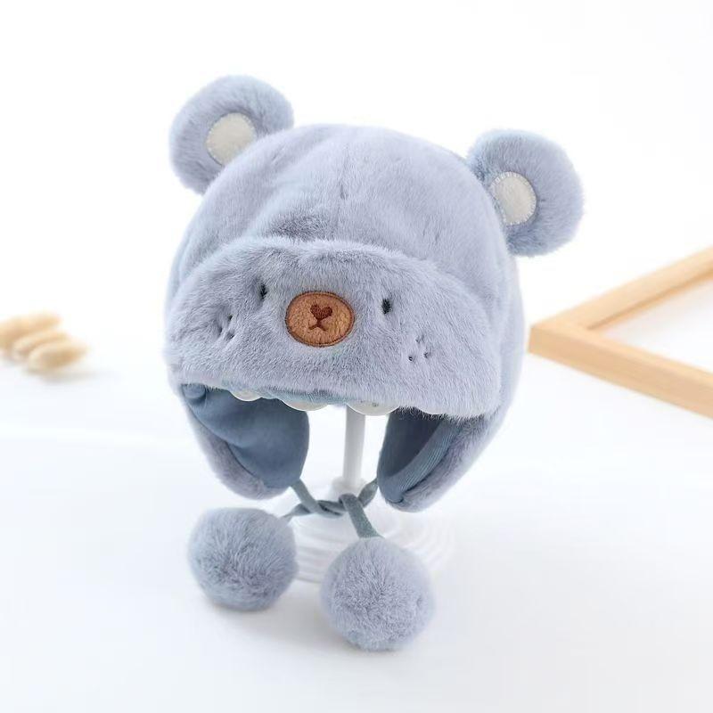 Baby hat hat infant winter baby winter cute cute pullover plush hat ear hat children