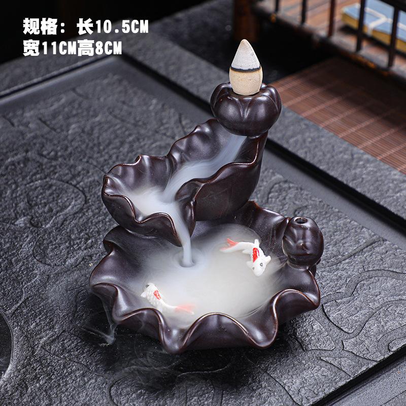 Creative Design Home Decor Ceramic Crafts Niche Special Zen Style Sandalwood Decorative Objects Crafts Gifts
