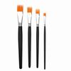 4Pcs Nylon Bristles Watercolor Brush Set Multi-toothed comb Grainer Brush Set  Greeting Cards