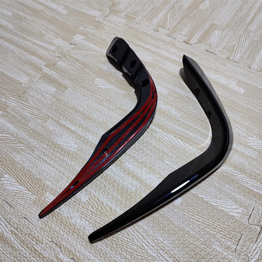 For Mercedes Benz GLC Class X253 GLC260 300 GLC43 AMG 2016-2019 Front Bumper Splitter Spoiler Fog Light Trim Wind Knife Bodykits