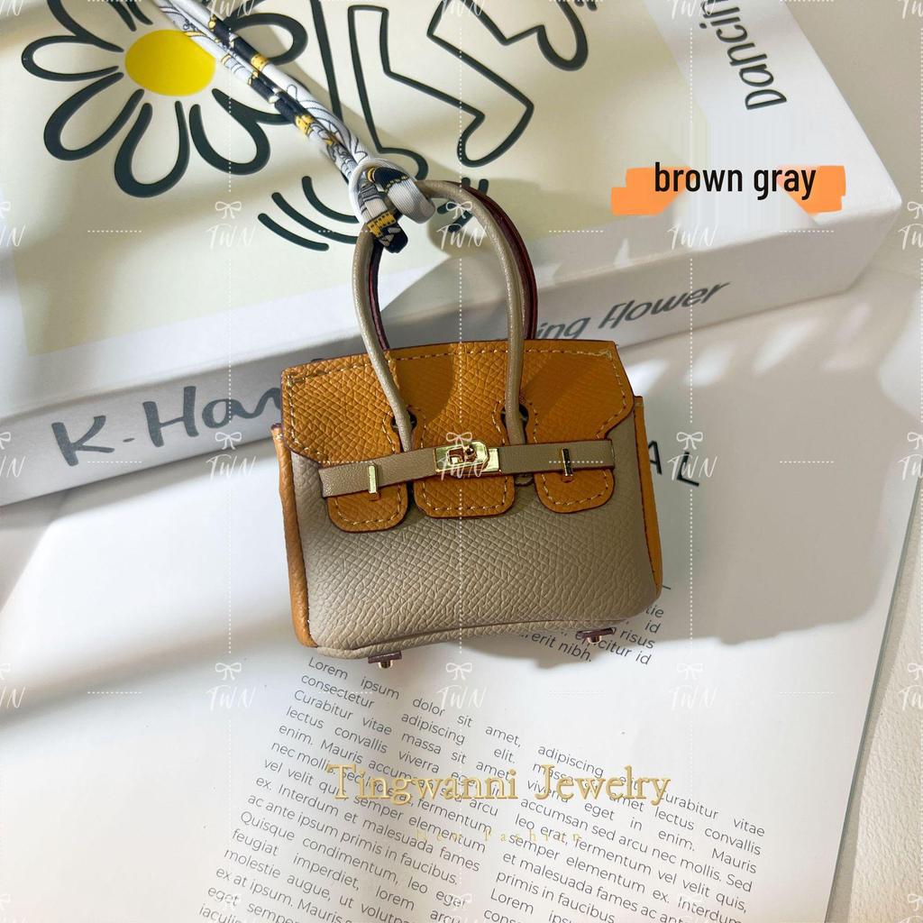 Modny mini breloczek do torebki: Uroczy Pouch na Słuchawki, Portmonetka i Breloczek do Kluczy Samochodowych dla Kobiet