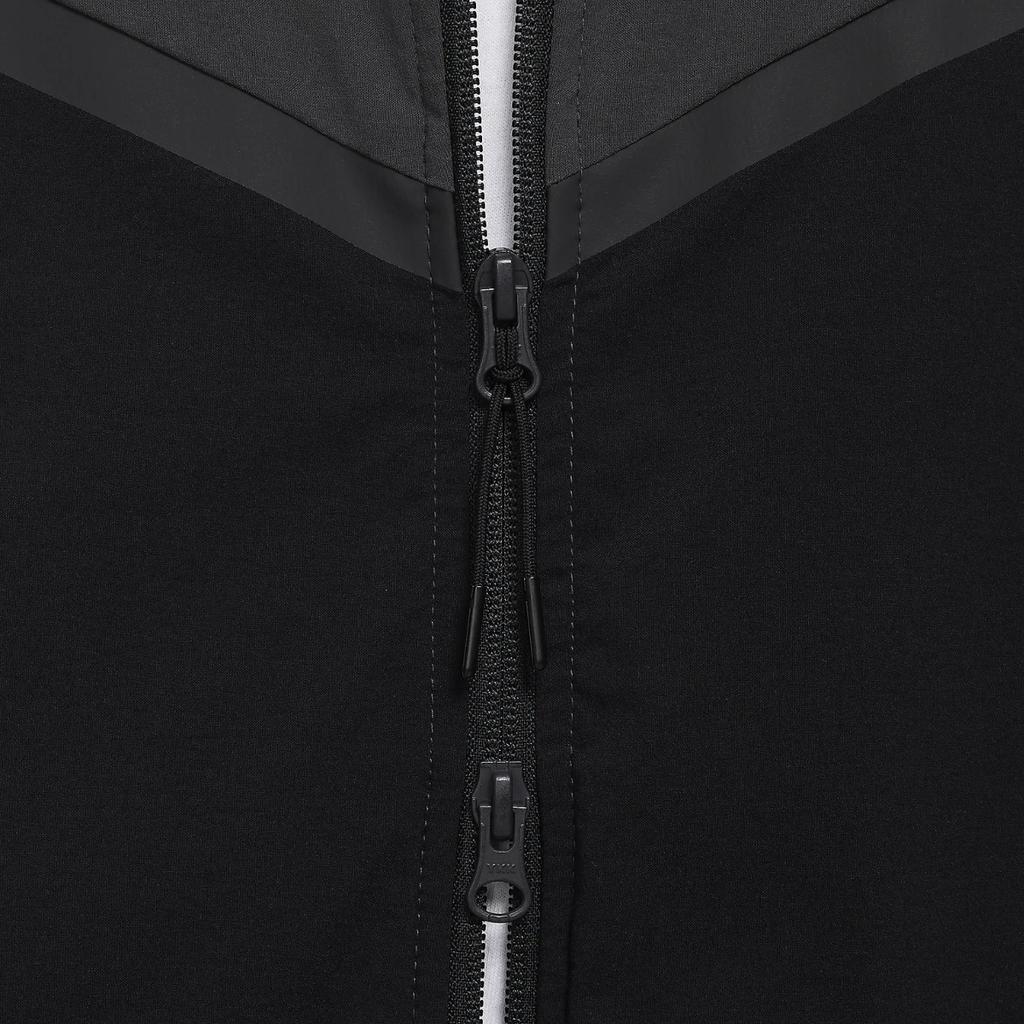 Nike Tech Windrunner Color Block Casual Langermet Jakke Herrejakke Svart HM7152-013