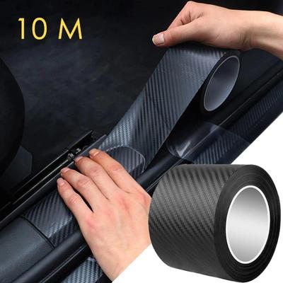 1-10m Nastro Adesivo 3D in Fibra di Carbonio Nano per Auto Protezione Adesiva per Specchietto Retrovisore Portiera Striscia Protettiva Fai da Te Pellicola Protettiva Adesiva Impermeabile