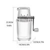 Home Multi-function For Home Kitchen Bar Portable Hand Shaved Ice Machine Transparent Ice Blenders Tools Manual Ice Crusher