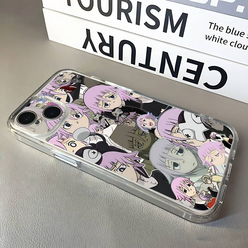 Crona Soul Eater Phone Case For iPhone 17,16,15,14,13,12,11 Pro,Max,Plus,X,XS,XR,SE4,E Mini Transparent Soft Cover