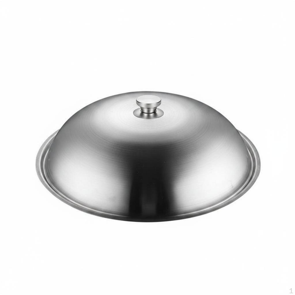 Stainless Steel Pot Lid Round Easy To Clean Replacement Cover for Steaming,
