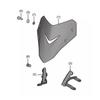 FOR CB1000 SP 2025 Motorcycle Windshield Deflector (Black)
