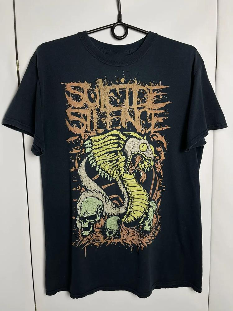 Vintage Suicide Silence Band Concert T-shirt unisex 110  Unisex T-Shirt S