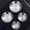 3pcs Stainless Steel Barbecue Sauce Cup Thickening Seasoning Dish Korean Sauce Dish  Kitchen