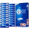 5D Teeth Whitening Strips for Sensitive Teeth, Remove Stains From Coffee And Wine, Enamel Safe At Home Whitening Kit-7/14/21Pairs