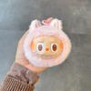 Cartoon Labubu Plush Keychain Kawaii Stuffed Doll Toys Backpack Pendant Decoration Accessories Car Keyring Birthday Gifts
