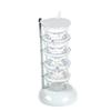 Vertical Rotatable Seasoning Box With Transparent Rotating Design Spice Box For Salt Jar Spoon Rotary Storage Rack Kitchen Tools