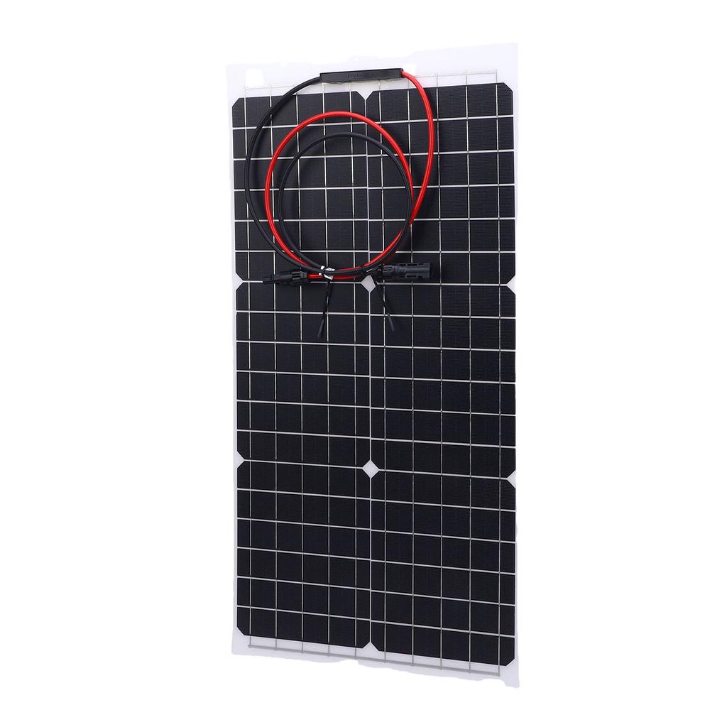 Solar Panel Controller Kit 30W 18V Monocrystalline Silicon Semi Flexible Solar Panel with 12V 24V
