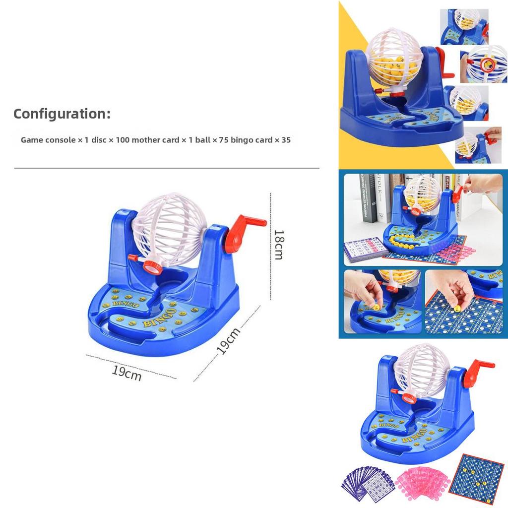 Lottery Machine Bingo Game With Plastic Balls For Family And Educational Fun