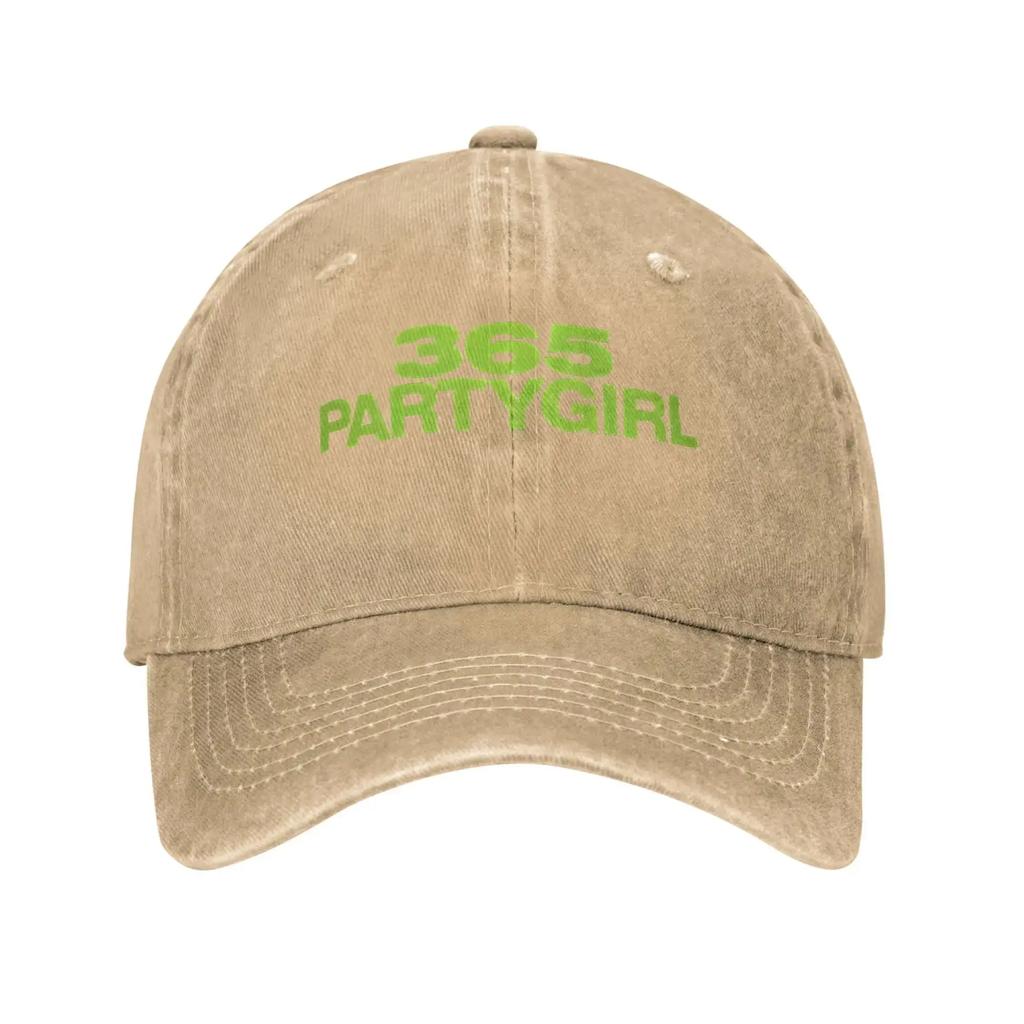 Baseballkappe 365 Party Girl Sommer Vintage Truckerhut Charli XCX Herren Damen Aufdruck Outdoor Sport Sonnenschutz Baseballkappen
