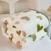 Cartoon Pattern Thick Flannel Blanket Lightweight Warm Nap Throw Blanket for Sofa All Season Cozy Soft Plush Bedspread Bed Sheet