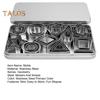 30Pcs/Set Mini Cookie Cutters Set Stainless Steel Easy To Store Fun Shapes Unique Anti-rust Molds for Kids