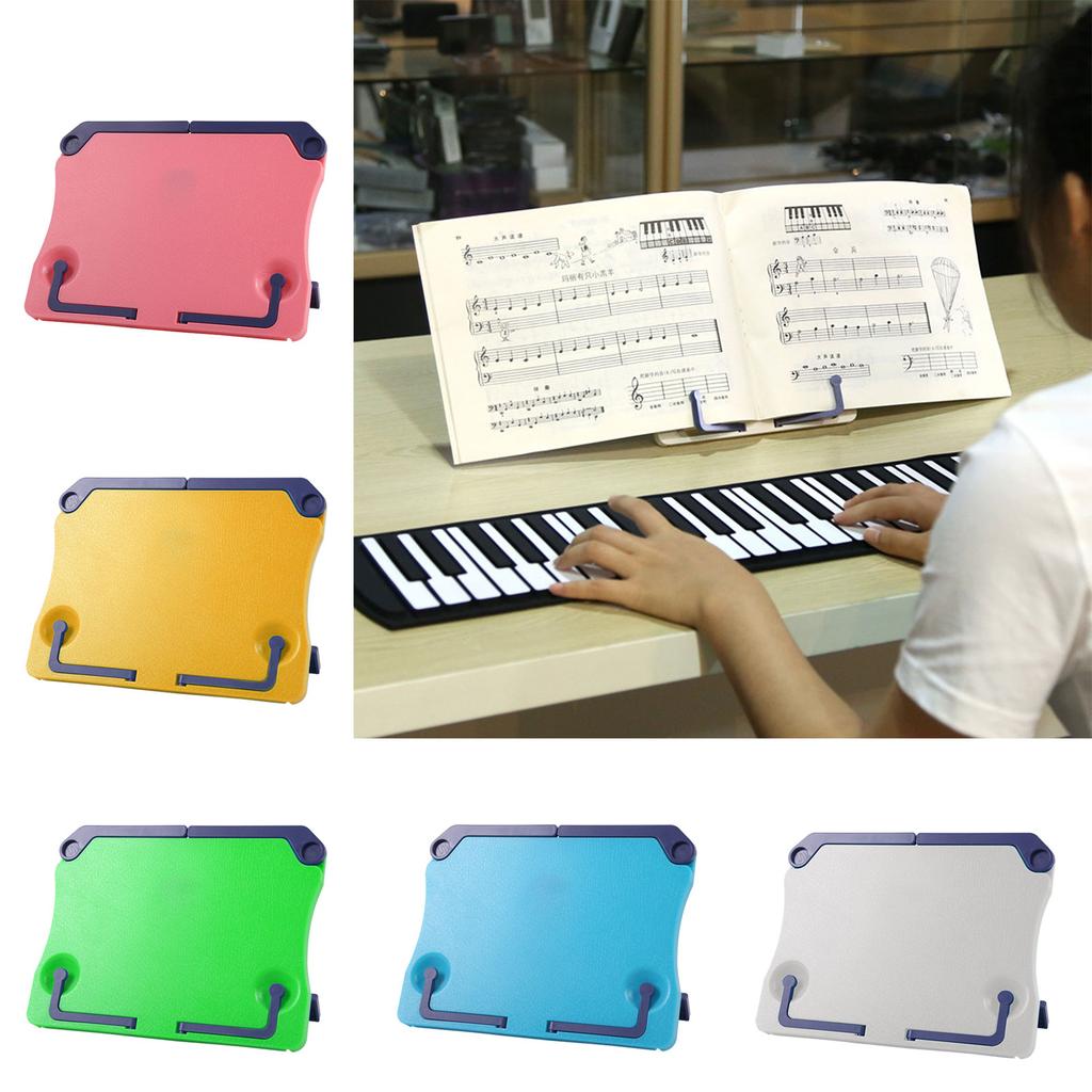 Book Stand Reading in Bed Laptop Reading Holder with Page Paper Clips for Reading Hands Free Portable Reading Book Shelf
