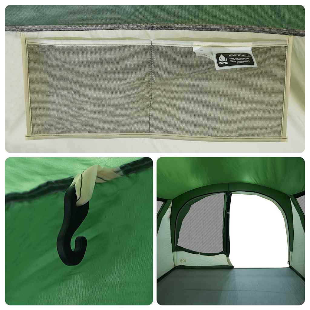 Car Tent for 4 Persons Green Waterproof