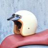 Vintage-Style 3/4 Open Face Motorcycle Helmet Men Women ABS Safety With Removable Visor All-Season Use