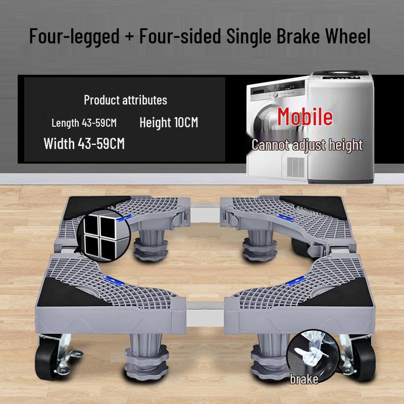 Universal Washing Machine Dolly for Elevated Drum Racks