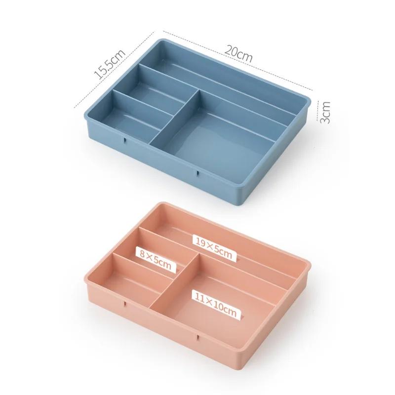 Schreibtischschubladen-Organizer, Schreibtisch-Aufbewahrungsbox für Kleinigkeiten, Schreibwaren, Kosmetik, Make-up-Organizer, Home-Office-Schubladenteiler, Behälter