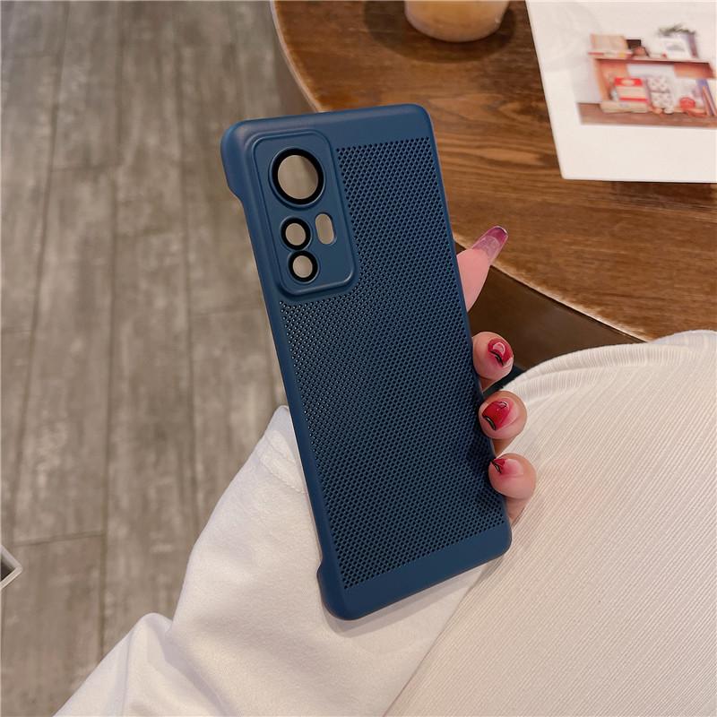 Carcasă fără cadru de disipare a căldurii cu film pentru lentile pentru Xiaomi 12 12x 12s 13 Pro Lite Civi2 Grilă de răcire respirabilă Husă tare pentru PC Protectie din spate
