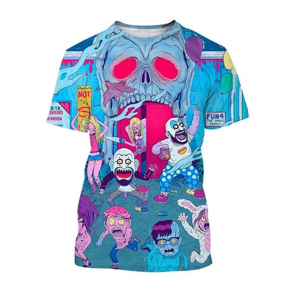 Horký Výprodej Kapitán Spaulding Vtipné 3D Potisk Tričko Dům 1000 Mrtvol Pánská Móda Hip Hop Harajuku Styl Top Streetwear Dítě