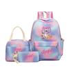 Witch Hunter Three-Piece Backpack Girl Digital Printing Elementary School Bag Large Capacity Backpack