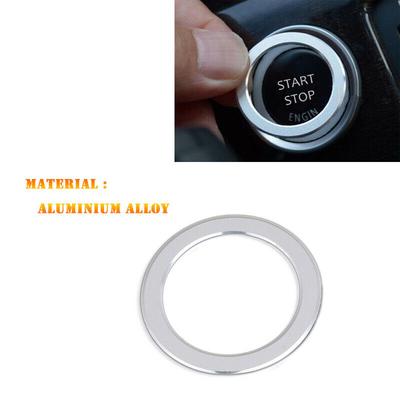 Elegant Design Car Engine Start/Stop Push Button Ring Switch Decor Trim for BMW 3 Series E90 Sleek and Easy Installation