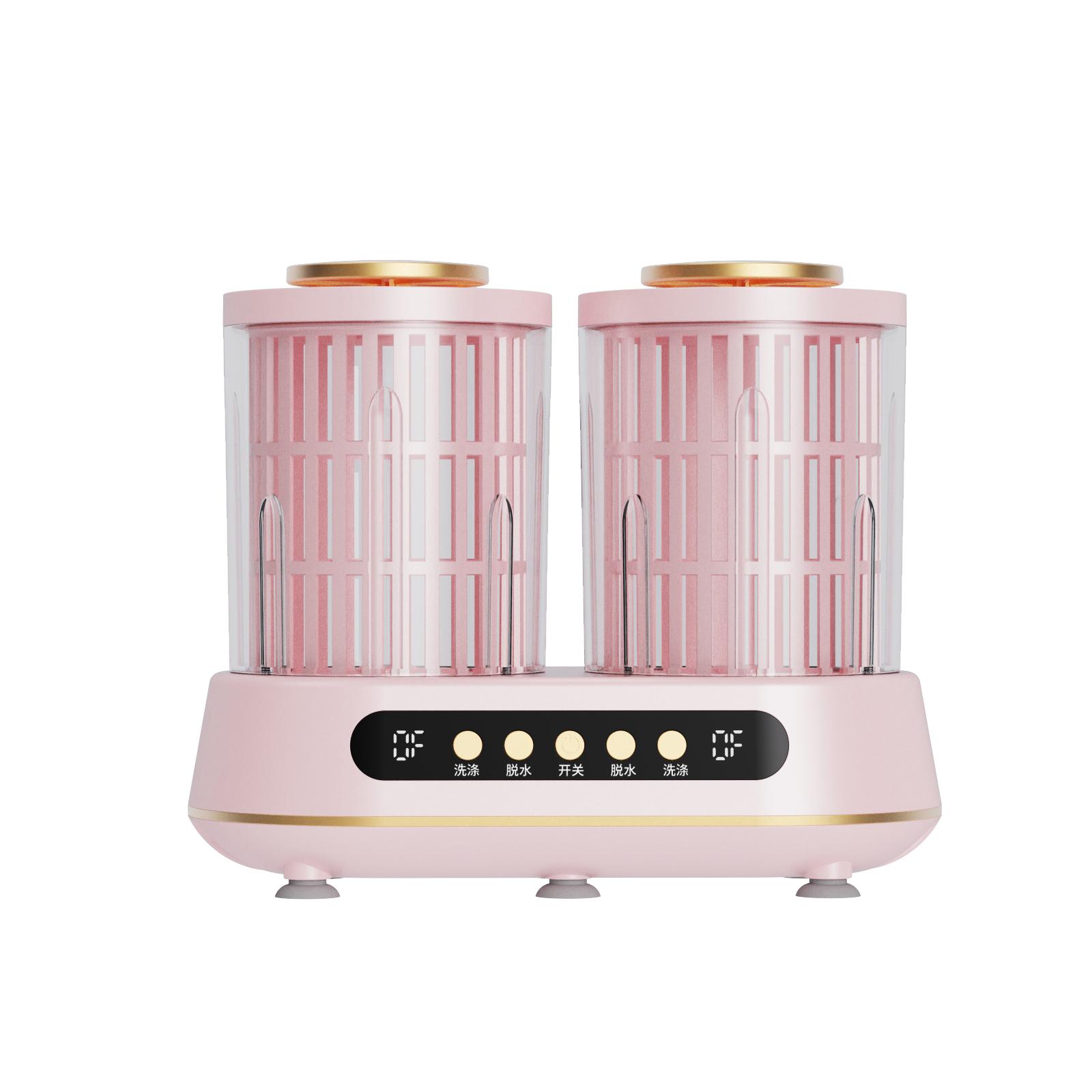 

Portable Double-barrel Laundry Cup Underwear Healthy Separate Washing Machine Standard model розовый