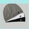 Hiphop Style Embroidered Skull Knit Hat Men Women Allseason Sun Shield Cap