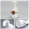 7pcs Japanese Style Sake Wine Warm Chinese Wine Set Ceramic Sake Japan Porcelain Vintage Ceramic Pot Flagon Liquor Spirits Cups