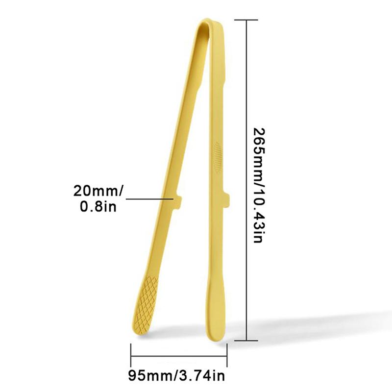 Silicone Food Toast Tongs Trivet Tongs BBQ Salad Tools For Kitchen Tongs Non-slip Cooking Clip Clamp Grill Kitchen Accessories