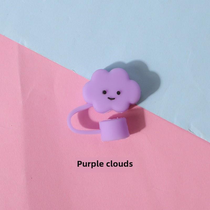 Cute Cartoon Halloween Straw Cover Cap (Soft Glue, 8-10mm, Dust Cover)