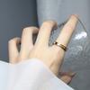 Japanese and Korean Simple Rings for Women, English Titanium Steel Couple Rings, Fashionable And