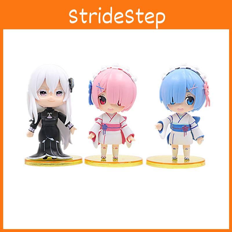 Adorable 6 Styles Rem And Ram Figurines From Re Life In A Different World From Zero