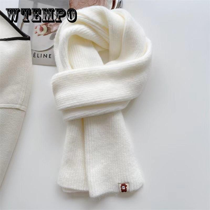 

Зимний вязаный шарф, женские толстые теплые шарфы, шарфы ручной работы, сплошной цвет