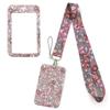 Disney Bambi Deer Lanyard Credit Card ID Holder Bag Student Women Travel Card Cover Badge Car Keychain Decorations
