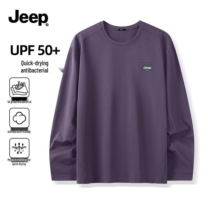 

Мужская спортивная футболка JEEP с длинным рукавом, быстросохнущая L