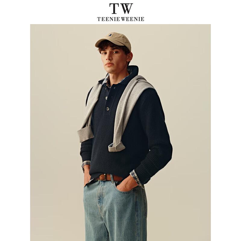 Teenie Weenie Men's Bear Head Embroidered Pullover Sweater