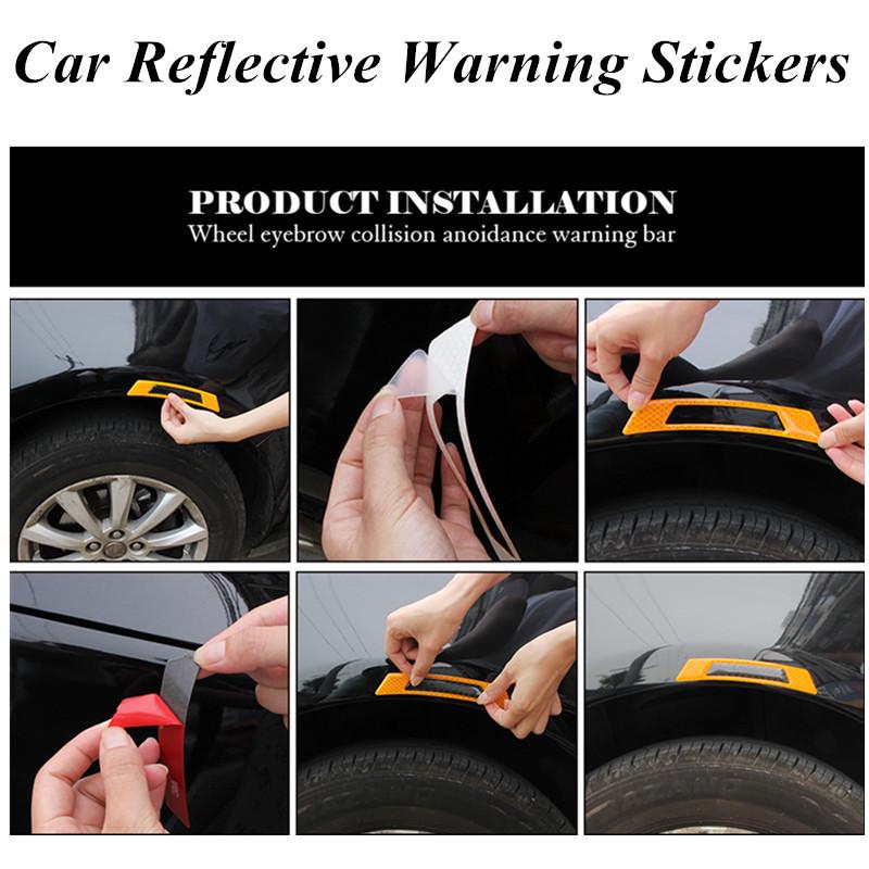 Cheap 2pcs Car Wheel Rim Eyebrow Waterproof Anti-collision Car ...